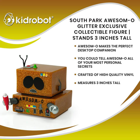 South Park: A.W.E.S.O.M.E. - O (Glitter) (GeekFuel Exclusive) (KidRobot) Figure and Box*