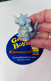 Tomy / Nintendo Pokemon / RHYDON (Approx. 1 5/8")  and RHYHORN (Approx. 1 3/8") / PVC Mini Figure SET of 2 / CGTSJ / Pre-Owned / Some Surface Marks / See Photos