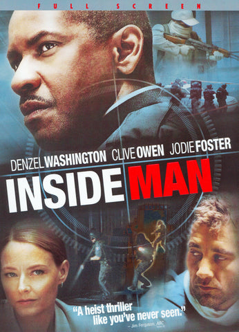 Inside Man (Full Screen Edition) (DVD) Pre-Owned