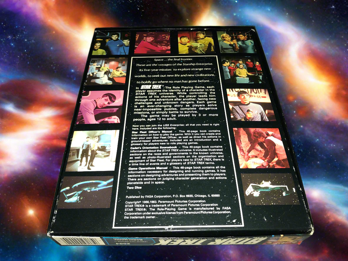 Star Trek: The Role Playing Game (Basic Game) Second Edition (#2004) FASA (1983) (Board Game) Pre-Owned: Complete