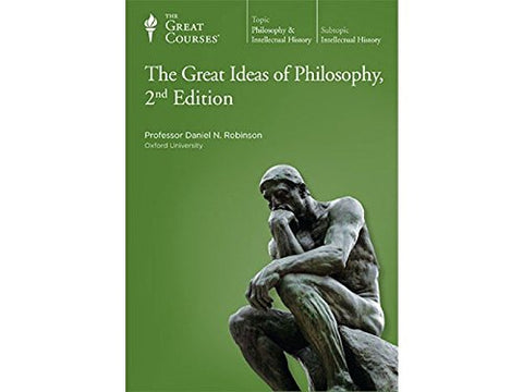 The Great Ideas of Philosophy - 2nd Edition: Volume 2 of 2 - Professor Daniel N. Robinson (The Great Courses) (DVD) Pre-Owned