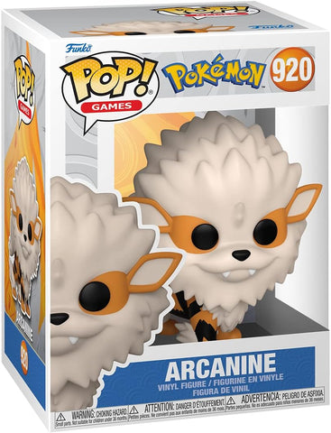 POP! Games #920: Pokemon - Arcanine (Funko POP!) Figure and Box w/ Protector