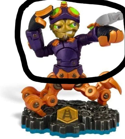 SPY RISE (SWAP-able) Tech (Skylanders Swap Force) Pre-Owned: Top HALF ONLY