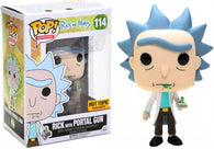 POP! Animation #114: Rick and Morty - Rick with Portal Gun (Hot Topic Exclusive) (Funko POP!) Figure and Box w/ Protector*