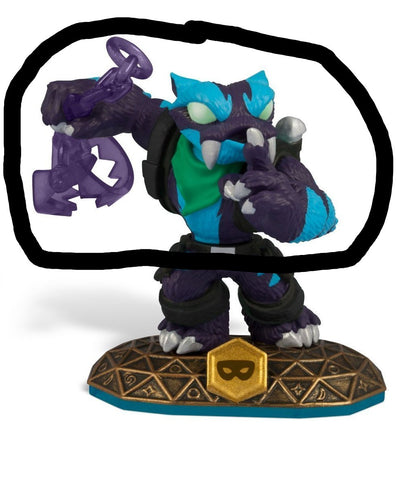 TRAP SHADOW (SWAP-able) Magic (Skylanders Swap Force) Pre-Owned: Top HALF ONLY