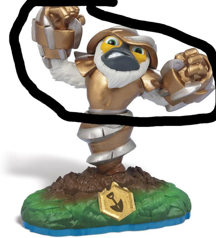 GRILLA DRILLA (SWAP-able) Life (Skylanders Swap Force) Pre-Owned: Top HALF ONLY
