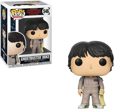 POP! Television #546: Stranger Things - Ghostbuster Mike (Funko POP!) Figure and Box w/ Protector (Box Damage)