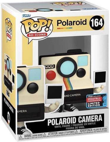 POP! Ad Icon #164: Polaroid Camera (2022 Fall Convention Limited Edition) (Funko POP!) Figure and Box w/ Protector