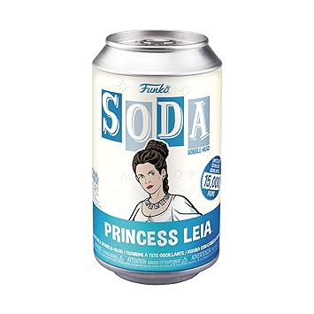 POP! Star Wars: Princess Leia (Funko Soda Figure) Includes: Figure, POG Coin, and Can