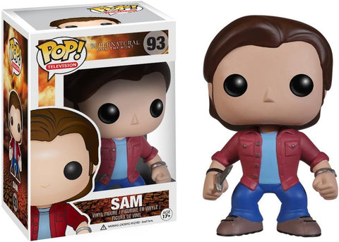 POP! Television #93: Supernatural Join The Hunt - Sam (Funko POP!) Figure and Box w/ Protector (Box Damage/Possible arm repair)