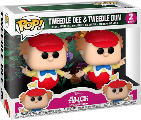 POP! Disney 2 Pack: Alice in Wonderland - Tweedle Dee & Tweedle Dum (Funko POP!) Figure and Box