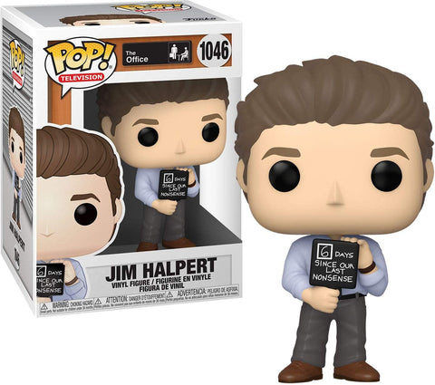POP! Television #1046: The Office - Jim Halpert (Funko POP!) Figure and Box w/ Protector (Box Damage)
