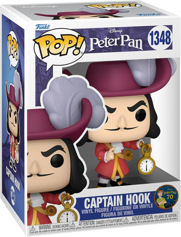 POP! Disney #1348: Peter Pan 70th Anniversary - Captain Hook (Funko POP!) Figure and Box w/ Protector