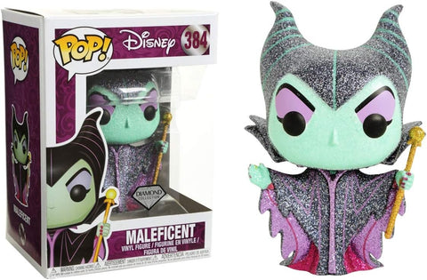 POP! Disney #384: Maleficent (Diamond Collection) (Hot Topic Exclusive) (Funko POP!) Figure and Box w/ Protector
