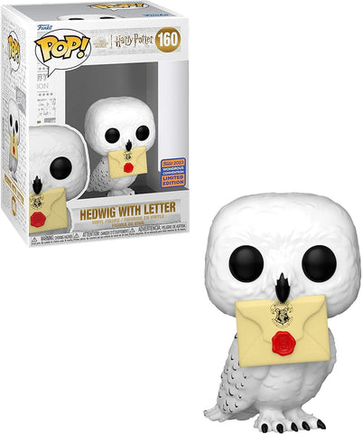 POP! Harry Potter #160: Hedwig With Letter (2023 Wondrous Convention Limited Edition) (Funko POP!) Figure and Box w/ Protector