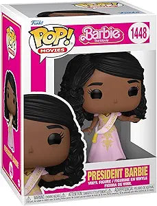 POP! Movies #1448: Barbie The Movie - President Barbie (Funko POP!) Figure and Box w/ Protector