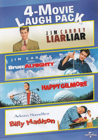 Liar Liar / Bruce Almighty / Happy Gilmore / Billy Madison (4-Movie Laugh Pack) (DVD) Pre-Owned