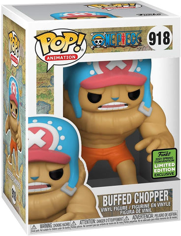 POP! Animation #918: One Piece - Buffed Chopper (2021 Spring Convention Limited Edition Exclusive) (Funko POP!) Figure and Box w/ Protector