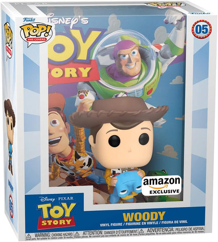 POP! VHS Covers #05: Disney Pixar - Toy Story - Woody (Amazon Exclusive) (Funko POP!) Figure and Box