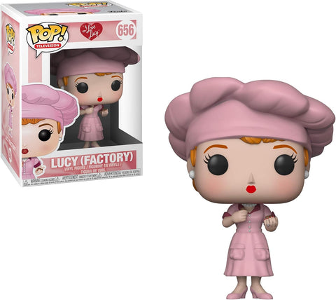 POP! Television #656: I Love Lucy - Lucy (Factory) (Funko POP!) Figure and Box w/ Protector (Box Damage)