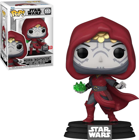 POP! Star Wars Gaming Greats #553: Merrin (Nightsister) (GameStop Exclusive) (Funko POP!) Figure and Box w/ Protector