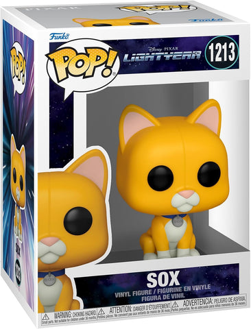 POP! Disney Pixar #1213: Lightyear - Sox (Funko POP!) Figure and Box w/ Protector