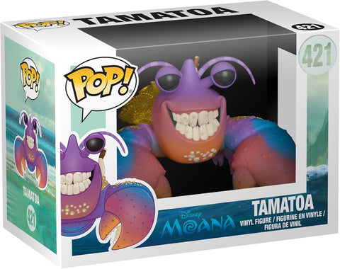POP! Disney #421: Moana - Tamatoa (Funko POP!) Figure and Box w/ Protector