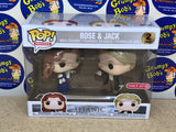 POP! Movies: Titanic 2-Pack - Rose & Jack (Target Exclusive) (Funko POP!) Figure and Box w/ Protector (As Pictured)