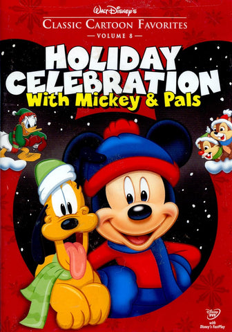 Classic Cartoon Favorites Vol. 8: Holiday Celebration With Mickey & Pals (DVD) Pre-Owned