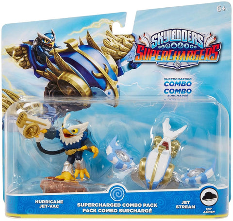 SuperCharged Combo Pack: Hurricane Jet-Vac & Jet Stream (Sky Vehicle) (Skylanders SuperChargers) NEW*