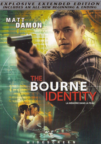 The Bourne Identity (Widescreen) (Explosive Extended Edition) (DVD) Pre-Owned