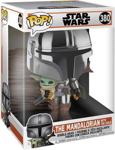 POP! Star Wars #380: The Mandelorian with The Child (Funko POP! Bobble-Head) Figure and Box