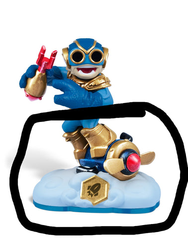 BOOM JET (SWAP-able) Air (Skylanders Swap Force) Pre-Owned: Bottom HALF ONLY