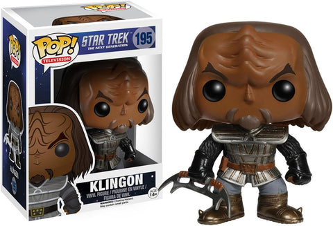 POP! Television #195: Star Trek The Next Generation - Klingon (Funko POP!) Figure and Box w/ Protector