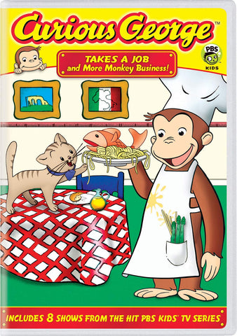 Curious George: Takes a Job and More Monkey Business! (DVD) Pre-Owned
