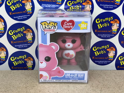 POP! Animation #354: Care Bears - Love-A-Lot Bear (Funko POP!) Figure and Box w/ Protector (As Pictured)
