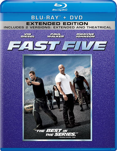 Fast Five (Extended Edition) (Blu-ray + DVD) Pre-Owned