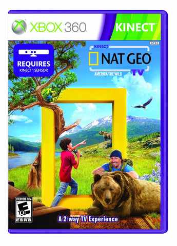 Nat Geo TV For Kinect (America The Wild Volume 2 ONLY) (XBOX 360) Pre-Owned: Disc Only