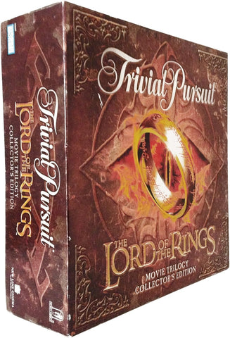 Trivial Pursuit: Lord of The Rings Movie Trilogy Collector's Edition (Parker Brothers) 2003 (Hasbro) (Horn Abbot) (Board Game) Pre-Owned: Complete w/ Ring