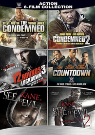 WWE Action 6-Film Collection" The Condemned 1 & 2 / See No Evil 1 & 2 / 12 Rounds 3 Lockdown / Countdown (DVD) Pre-Owned