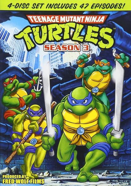 Teenage Mutant Ninja Turtles: Season 3 (DVD) Pre-Owned