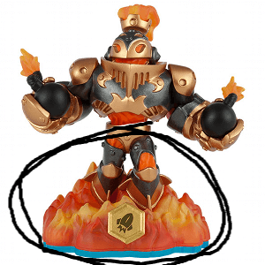 BLAST ZONE (SWAP-able) Fire (Skylanders Swap Force) Pre-Owned: BOTTOM HALF ONLY