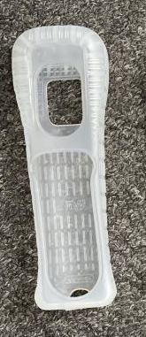 Wii Controller Silicon Cover - Clear - Standard Size (Nintendo Wii Accessory) Pre-Owned
