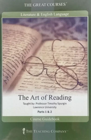 The Art of Reading: Part 1 &2 (ProfessorTimothy Spurgin - Lawrence University) (The Great Courses) (Literature & English Language) (4 DVDs + Book) Pre-Owned