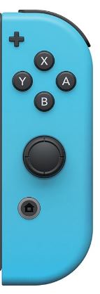 Joy-Con (R) - Neon Blue - Official (Nintendo Switch) Pre-owned