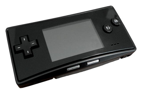 System - Black (Face Plate May Vary) (Nintendo Game Boy Advance Micro) Pre-Owned w/ Charger
