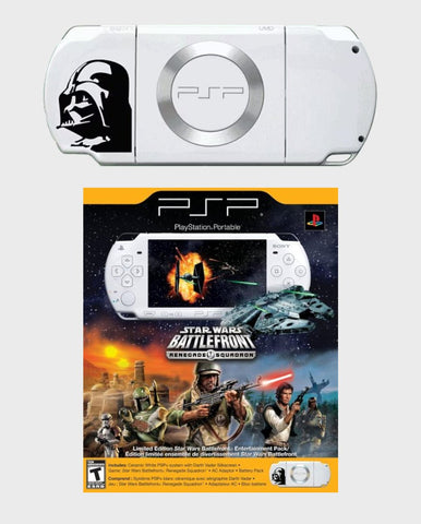 System - White Star Wars Vader Edition - PSP-2001 (Sony Playstation Portable) Pre-Owned w/ Charger