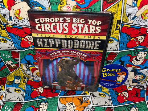 Europe's Big Top Circus Stars: Live from the Hippodrome (Guest Ringmasters: Tony Randall / Merv Griffin / Trini Lopez) (DVD) NEW