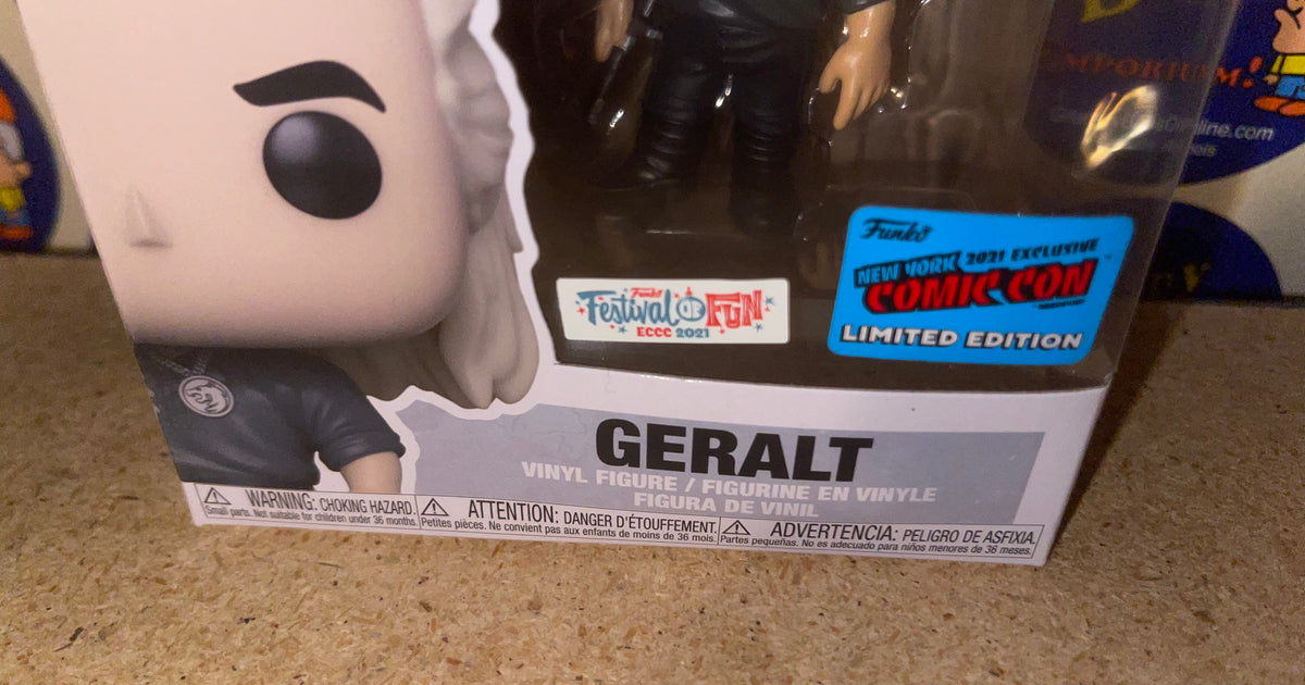 Funko Pop! Television Witcher Geralt Festival of Fun and New outlet York Sticker #1168