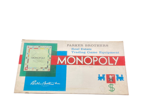 Monopoly (1961) (Parker Brothers) (Hasbro) (Board Game) Pre-Owned
